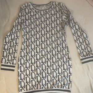 Black and white dress